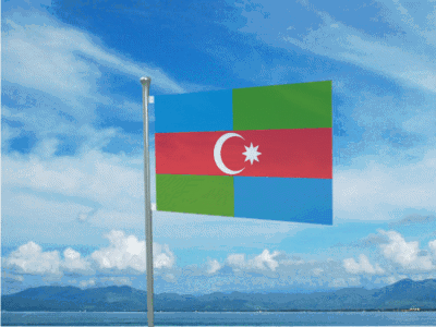 South Azerbaijan Flag - Güney Azerbaycan bayrağı